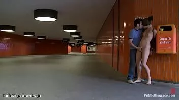 play German babe humiliated on the streets