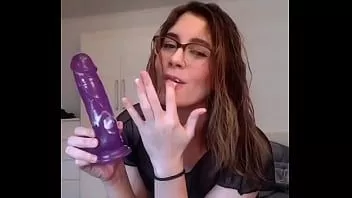 play Darkpinkiee teen fucks her ass with a big dildo