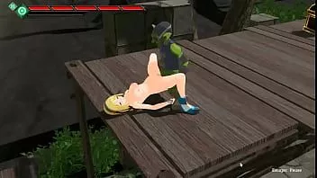Afspelen Mooie blonde heeft seks met goblin in wiz.lil act porn hentai ryona game