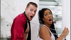 Play Kinky Blonde & Brunette in Interracial Group Sex with Big Tits and Big Booty